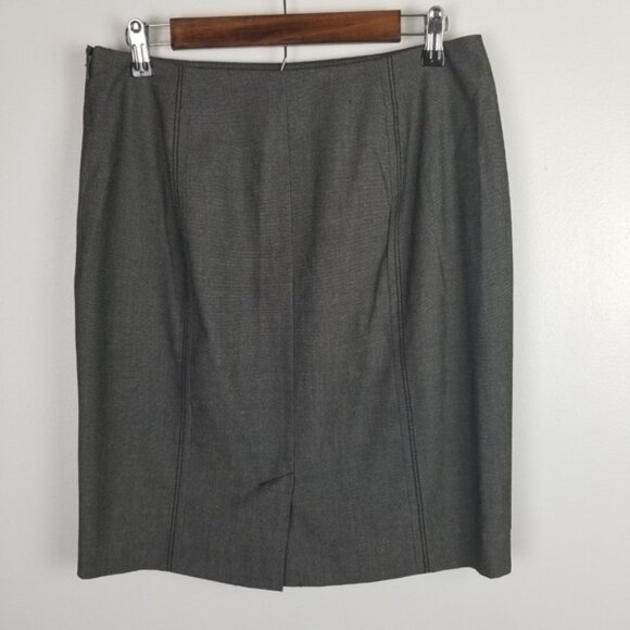 Halogen Linen Blend Pencil Skirt Women's 8 Gray‎ - Picture 3 of 16